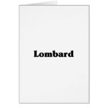 Lombard Classic t shirts Card
