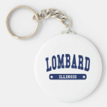 Lombard Illinois College Style tee shirts Key Chain