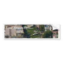 Lombard Street In San Francisco Americas Crookedes Bumper Stickers