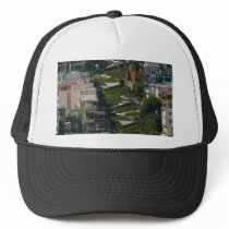 Lombard Street In San Francisco Americas Crookedes Mesh Hat