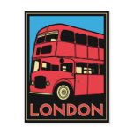 London Art Deco Poster postcards