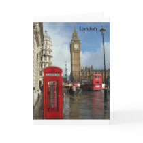 London Big Ben Phone box (by St.K) Greeting Cards