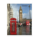 London Big Ben Phone box (by St.K) Postcard