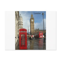 London Big Ben Phone box (by St.K) Postcards