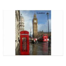 London Big Ben Phone box (by St.K) Postcards