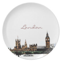 London Bigben Plate