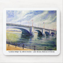 London Bridge by Alfred Zwiebel Mouse Pads