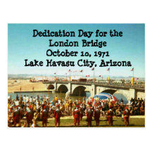 London Bridge Dedication Day Postcard
