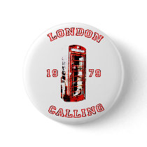 London Calling 1979 Button