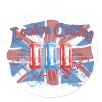 London Calling Stickers