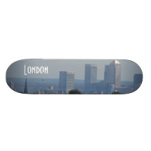 London Cityscape - Canary Wharf photo Custom Skate Board