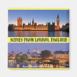 London, England Magnet by Moji A Gbadamosi Okubule