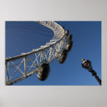 London Eye And street lamp Print