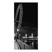 London Eye And Thames View Customized Photo Card