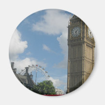 London Eye & Big Ben Fridge Magnet