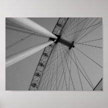London Eye BW Posters
