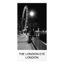 London Eye night view Customised Photo Card
