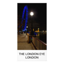 London Eye night view Photo Card Template