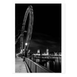 London Eye night view postcards