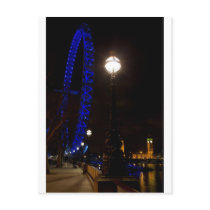 London Eye night view Postcard