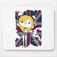 LONDON+GIRL マウスパッド