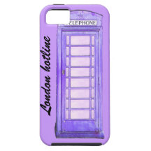 London hotline purple British phone booth