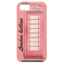 London hotline - Red British phone booth