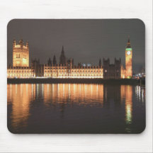 London Houses of Parliament and Big Ben Mouse Pad