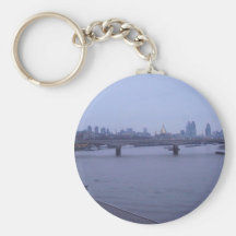 London In Winter Key Chains
