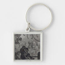 London' Monkeys Keychain