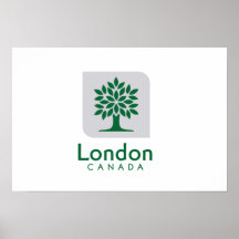 London, Ontario flag Print