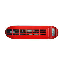 London Phone Booth Skateboard Mini