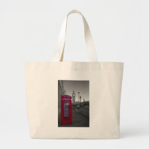 London Red Telephone box Canvas Bag