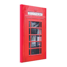 London Red Telephone Box Canvas Prints
