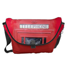 London Red Telephone Box Commuter Bags