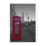 London Red Telephone box Postcards