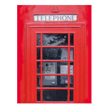 London Red Telephone Box Postcards