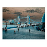 London south Bank selenium toned image postcards