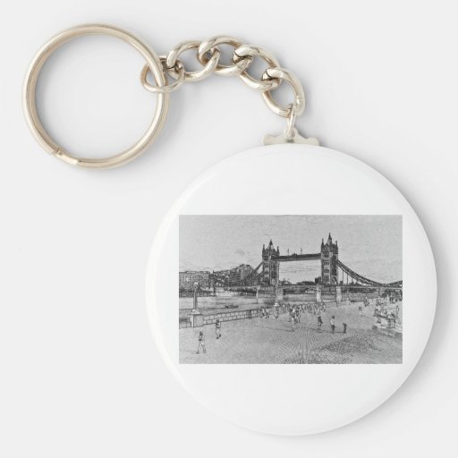 London Southbank art Key Chains