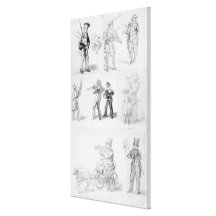 London Street Musicians Gallery Wrap Canvas