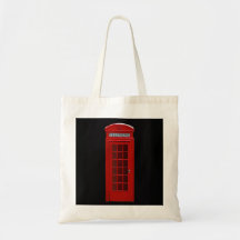 London Telephone box Canvas Bags