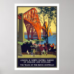London to Scotland Vintage Travel Posters