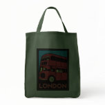 london westminster england art deco retro poster tote bag