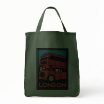 london westminster england art deco retro poster tote bag