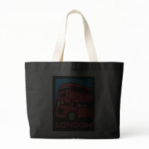 london westminster england art deco retro poster tote bags
