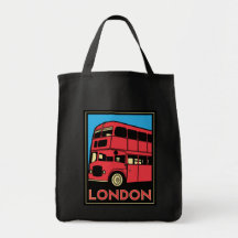 london westminster england art deco retro poster bag