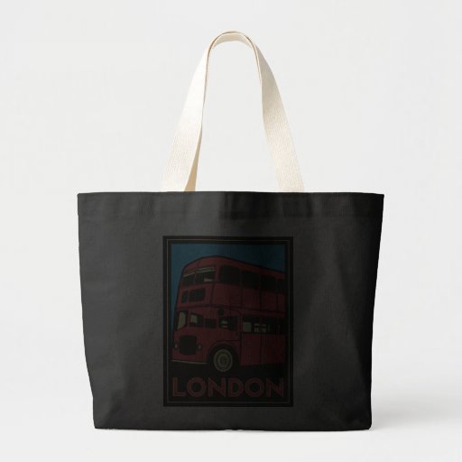 london westminster england art deco retro poster tote bags