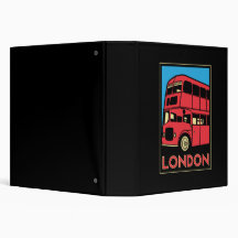london westminster england art deco retro poster vinyl binders