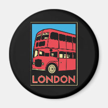 london westminster england art deco retro poster fridge magnets