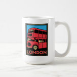 london westminster england art deco retro poster coffee mug